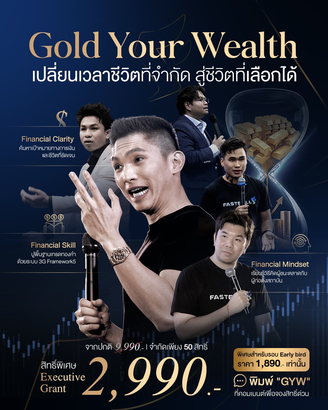Gold Your Wealth programme poster